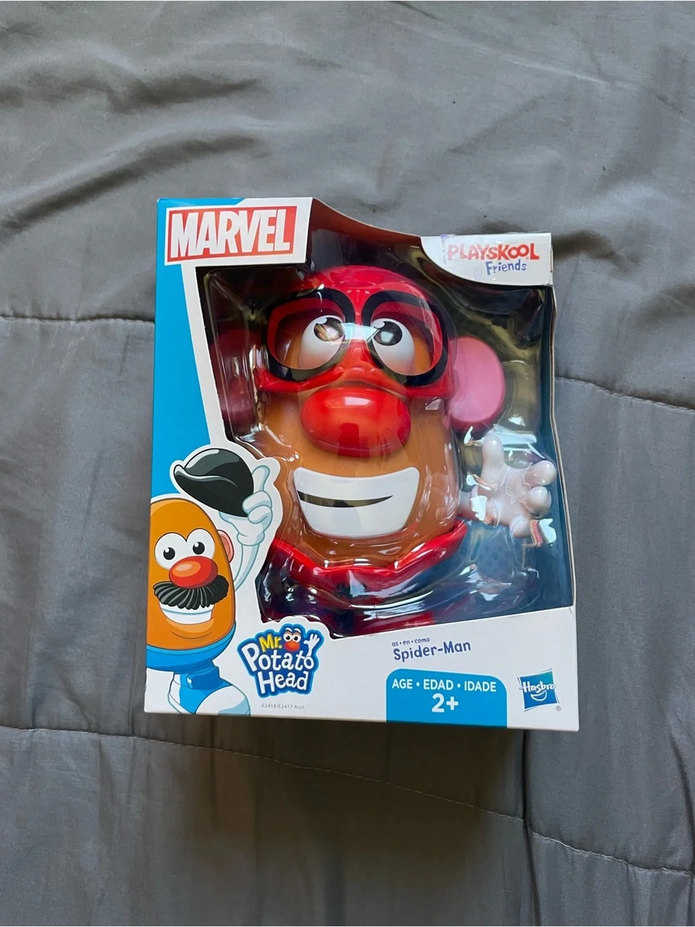 Marvel Mr. Potato Head Spider-Man Figure – Red, Black, White, Pink